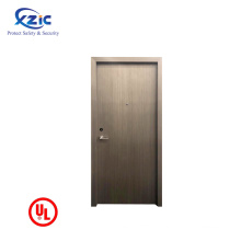 Interior hotel fire door Popular modern design of fire proof wooden front door